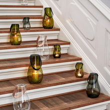 Holmegaard Design With Light Lantern, Olive Green