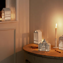 Kähler Urbania Lighthouse Pantheon, White, H: 7.9"