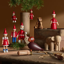 Kay Bojesen Santa Clara / Mrs Santa, Red/White, H: 7.7"