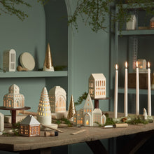 Kähler Urbania Tivoli Candle Lighthouse Entrance, White, H: 7.3"