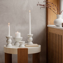 Lyngby Porcelæn Tura Candleholder, H: 4.9"