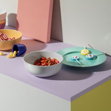 Lyngby Porcelæn Rhombe Color Lunch Plate, Ø: 8.3"