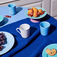 Lyngby Porcelæn Rhombe Mug With Handle, White, 11.2 Oz, 2 Pcs.