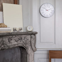 Arne Jacobsen Bankers Table Alarm Clock, Ø: 4.3"