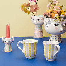Bjørn Wiinblad Eva Candleholder, H: 3.7"