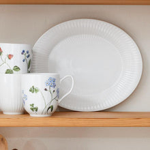 Kähler Hammershøi Oval Serving Dish, White, W: 11.2"