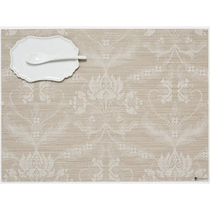 Chilewich Damask Placemat Flax