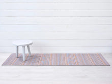 Chilewich Skinny Stripe Shag Floor Mat Periwinkle