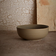 Lyngby Porcelæn Rhombe Earth Bowl, Clay, Ø: 6.1"