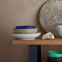 Lyngby Porcelæn Rhombe Earth Bowl, Clay, Ø: 6.1"