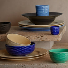 Lyngby Porcelæn Rhombe Color Bowl, Ø: 6.1"