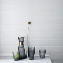 Rosendahl GC Nouveau Tumbler Smoke 4 Pcs H 3.7in Dia 3.5in 8.8 oz