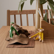 Kay Bojesen Vintage Monkey, Mini, Yellow, H: 3.7"