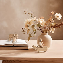 Kay Bojesen Liliput Hippo, Oak, H: 2.4"