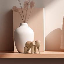 Kay Bojesen Elephant Liliput, Oak, H: 3"