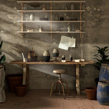 Kähler Omaggio Circulare Vase, Anthracite Grey, H: 12.2''