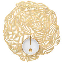 Chilewich Pressed Vinyl Round Placemat Rose