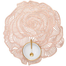 Chilewich Pressed Vinyl Round Placemat Rose