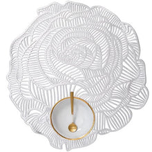 Chilewich Pressed Vinyl Round Placemat Rose