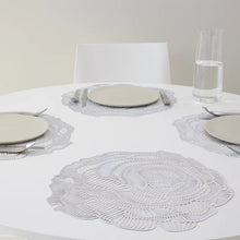 Chilewich Pressed Vinyl Round Placemat Rose