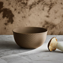 Lyngby Porcelæn Rhombe Earth Bowl, Clay, Ø: 6.9"