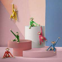 Kay Bojesen Monkey, Mini, Light Green, H: 3.7"