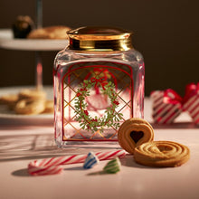 Holmegaard Christmas Biscuit Jar 2025, H: 6.3"