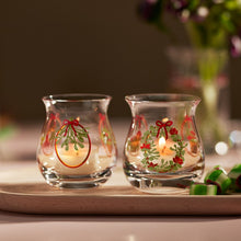 Holmegaard Christmas Tealight Holder, Multi, H: 3.0", 2 Pcs.