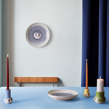 Bjørn Wiinblad Olga Dish, Blue, Ø: 13"