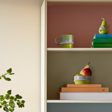 Kähler Poppery Mug with Handle, Apple Green/Mint, 11.8 Oz