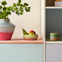 Kähler Poppery Bowl, Pink/Mint/Apple Green, Ø 6.3"