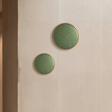 Arne Jacobsen City Hall Wall Clock, Medium, Green, Ø: 8.3”