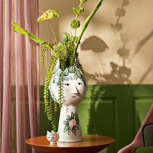 Bjørn Wiinblad Titania Vase, Green, H: 19.7"