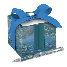 Decorative Fine Art Note Cube Paper Pad - Artist Monet Water Lilies