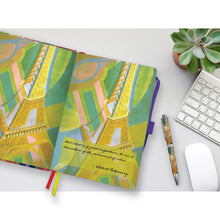 Dot Grid Artist Bullet Journal - Delaunay Eiffel Tower