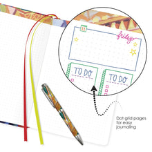 Dot Grid Artist Bullet Journal - Delaunay Eiffel Tower