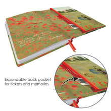 Dot Grid Artist Bullet Journal - Monet Poppy Field