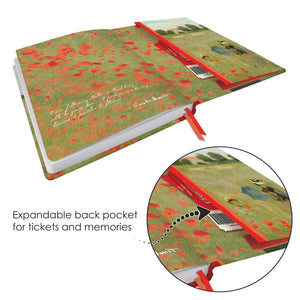 Dot Grid Artist Bullet Journal - Monet Poppy Field