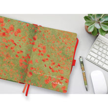 Dot Grid Artist Bullet Journal - Monet Poppy Field