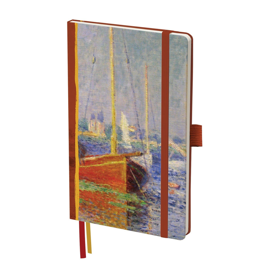 Dot Grid Artist Bullet Journal - Monet Red Boats at Argenteuil