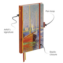Dot Grid Artist Bullet Journal - Monet Red Boats at Argenteuil