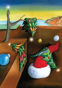 Persistence of Merry Holiday Greeting Card