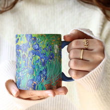 Van Gogh Irises Large Porcelain Fine Art Coffee and Tea Mug