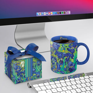 Van Gogh Irises Large Porcelain Fine Art Coffee and Tea Mug