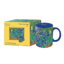 Van Gogh Irises Large Porcelain Fine Art Coffee and Tea Mug