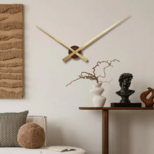Hands Large Wall Clock – Minimalist Frameless | 33.5 Inch Silent