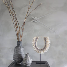 Hands Large Wall Clock – Minimalist Frameless | 33.5 Inch Silent