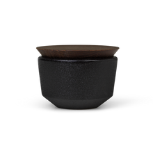 Rosendahl RÅ Salt Cellar with Lid, Black, H: 2.8"