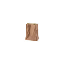 Rosenthal Tütenvase Light Brown Bag Vase 4 in / 10 cm by Tapio Wirkkala