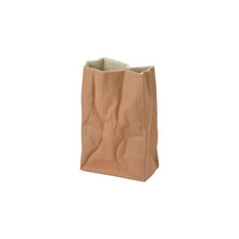 Rosenthal Tütenvase Light Brown Bag Vase 7 in / 18 cm by Tapio Wirkkala